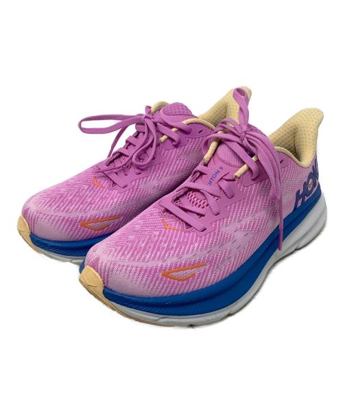 HOKAONEONE（ホカオネオネ）HOKAONEONE (ホカオネオネ) HOKA ONEONE CLIFTON 9 ピンク サイズ:24の古着・服飾アイテム