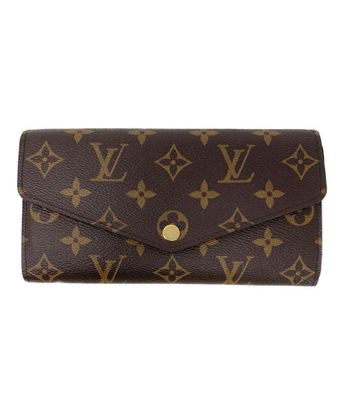 LOUIS VUITTON（ルイ ヴィトン）LOUIS VUITTON (ルイ ヴィトン) LOUIS VUITTON 長財布 ポルトフォイユ・サラ ブラウンの古着・服飾アイテム