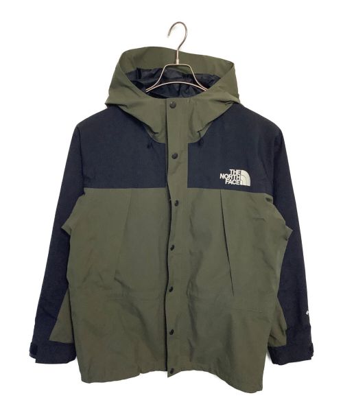 THE NORTH FACE（ザ ノース フェイス）THE NORTH FACE (ザ ノース フェイス) マウンテンライトジャケット オリーブ×ブラック サイズ:Lの古着・服飾アイテム