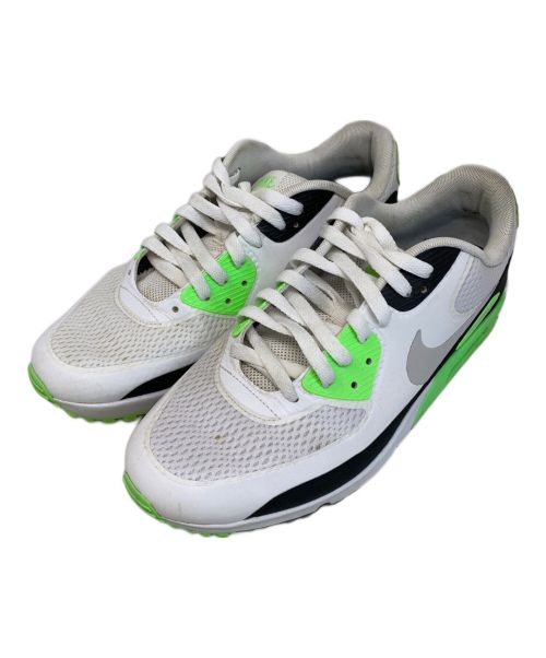 NIKE（ナイキ）NIKE (ナイキ) スニーカー　NIKE　AirMax90　Gゴルフシューズ 黄緑ホワイト サイズ:28㎝の古着・服飾アイテム