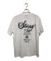 stussy (ステューシー) カットソー ホワイト×ブラック サイズ:L：3980円