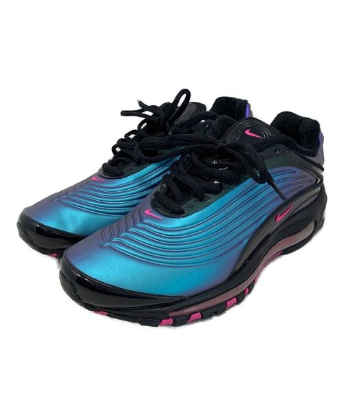 NIKE（ナイキ）NIKE (ナイキ) スニーカー NIKE AIR MAX DELUXE BLACK/LASER FUCHSIA-REGENCY ブラック×パープル サイズ:26の古着・服飾アイテム