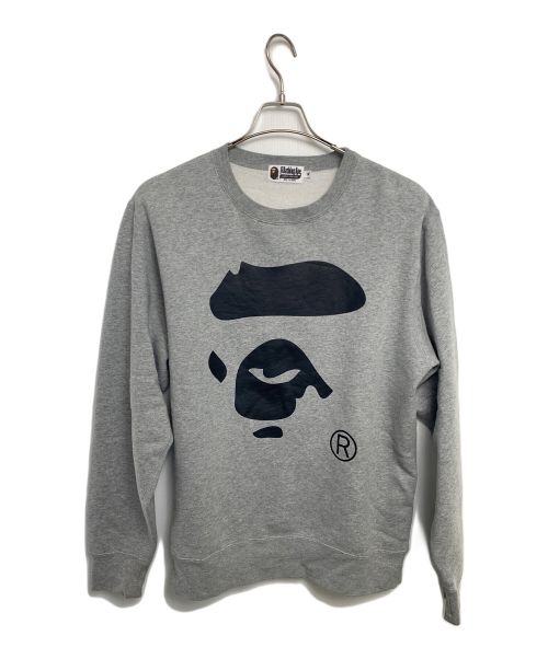 A BATHING APE（アベイシングエイプ）A BATHING APE (アベイシングエイプ) スウェット グレー サイズ:XLの古着・服飾アイテム