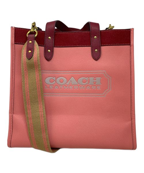 COACH（コーチ）COACH (コーチ) 2WAYバッグ ピンクの古着・服飾アイテム