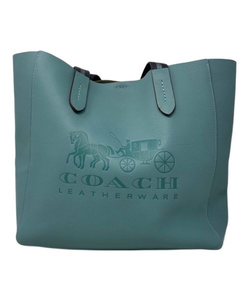 COACH（コーチ）COACH (コーチ) トートバッグ ブルーの古着・服飾アイテム