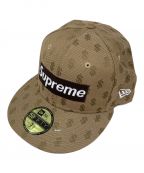 SUPREME×New Eraシュプリーム×ニューエラ）の古着「18ss × New Era Monogram Box Logo Cap」｜ベージュ