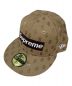 SUPREME（シュプリーム）の古着「18ss × New Era Monogram Box Logo Cap」｜ベージュ