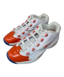 REEBOK（リーボック）の古着「REEBOK　QUESTION LOW　スニーカー」｜ホワイト×オレンジ