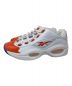 REEBOK (リーボック) REEBOK　QUESTION LOW　スニーカー ホワイト×オレンジ サイズ:26.5cm 未使用品：6000円