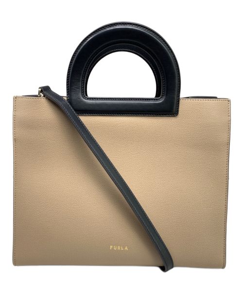 FURLA（フルラ）FURLA (フルラ) 2WAYバッグ ベージュの古着・服飾アイテム