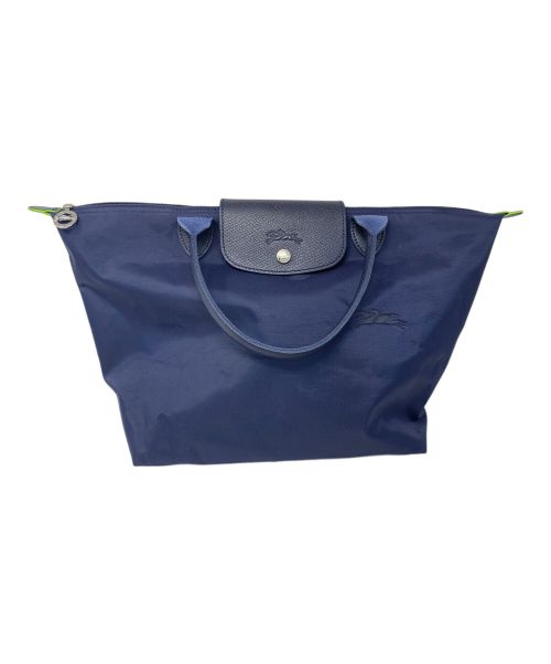 LONGCHAMP（ロンシャン）LONGCHAMP (ロンシャン) LONGCHAMP　ナイロントートバッグ ネイビーの古着・服飾アイテム