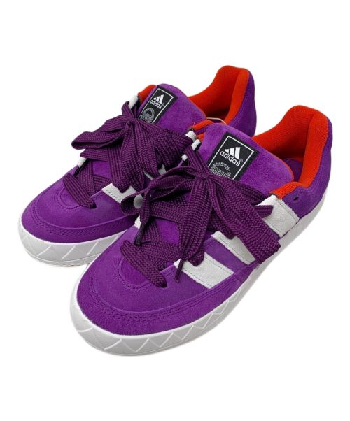 adidas（アディダス）adidas (アディダス) atmos (アトモス) adidas ADIMATIC atmos GRORY PURPLE パープル×ホワイト サイズ:26.5㎝の古着・服飾アイテム