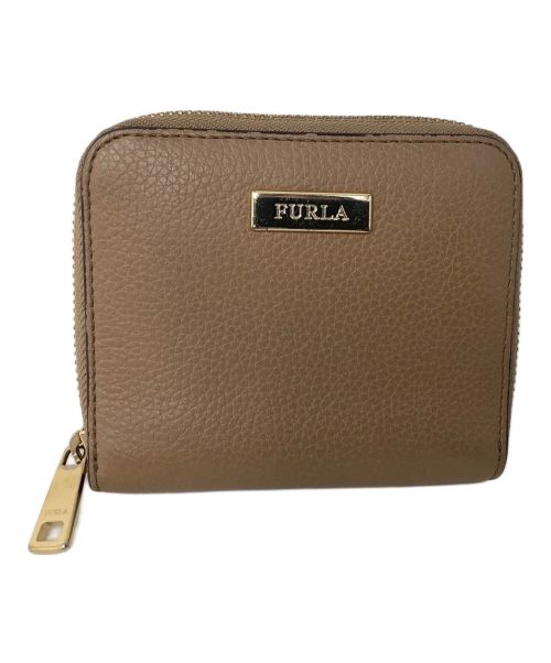 FURLA（フルラ）FURLA (フルラ) FURLA ラウンドファスナー財布 ブラウンの古着・服飾アイテム