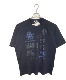 NIKE×BLACK COMME des GARCONS（ナイキ×ブラック コムデギャルソン）の古着「NIKE BLACK COMME des GARCONS モノクロマルチロゴTシャツ」｜ブラック