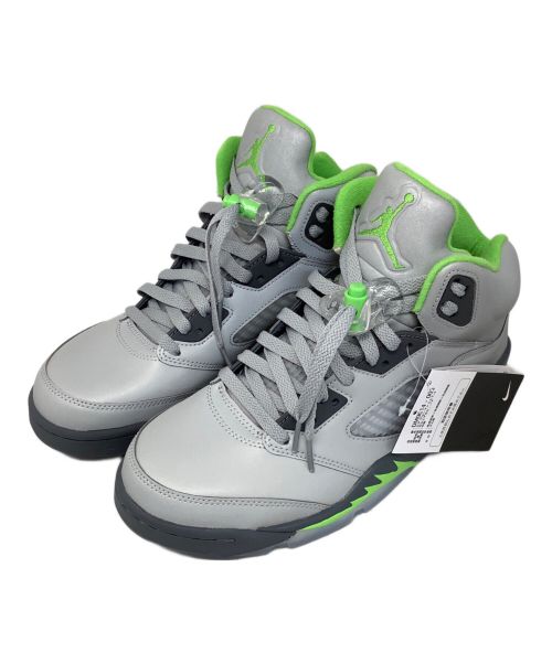 NIKE（ナイキ）NIKE (ナイキ) NIKE AIR JORDAN 5(エアジョーダン5) スニーカー グレー×グリーン サイズ:26.5㎝ 未使用品の古着・服飾アイテム