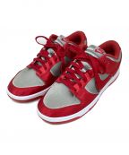 NIKEナイキ）の古着「NIKE DUNK LOW ESS SNKR スニーカー」｜レッド×グレー