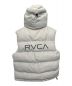 RVCA (ルーカ) 中綿ベスト ホワイト サイズ:M 未使用品：8000円