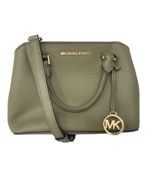 MICHAEL KORS（マイケルコース）MICHAEL KORS (マイケルコース) MICHAEL KORS 2WAYバッグ オリーブの古着・服飾アイテム