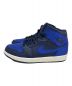 NIKE (ナイキ) NIKE AIR JORDAN1 MID Obsidian Game Royal ハイカットスニーカー ネイビー×ブルー サイズ:28㎝：13000円