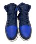 中古・古着 NIKE (ナイキ) NIKE AIR JORDAN1 MID Obsidian Game Royal ハイカットスニーカー ネイビー×ブルー サイズ:28㎝：13000円