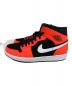 NIKE (ナイキ) NIKE Nike Air Jordan 1 Mid Infrared 23 ハイカットスニーカー ブラック×オレンジ サイズ:27.5㎝：10000円