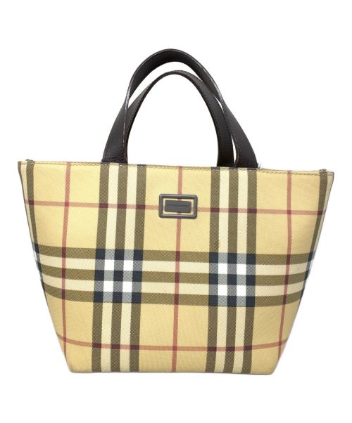 BURBERRY LONDON（バーバリーロンドン）BURBERRY LONDON (バーバリーロンドン) BURBERRY LONDON ハンドバッグ ベージュの古着・服飾アイテム