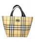 BURBERRY LONDON（バーバリーロンドン）の古着「BURBERRY LONDON ハンドバッグ」｜ベージュ