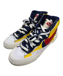 NIKE×sacai（ナイキ×サカイ）の古着「NIKE sacai Blazer Mid "Varsity Maize/Varsity Red" スニーカー」｜ホワイト×イエロー