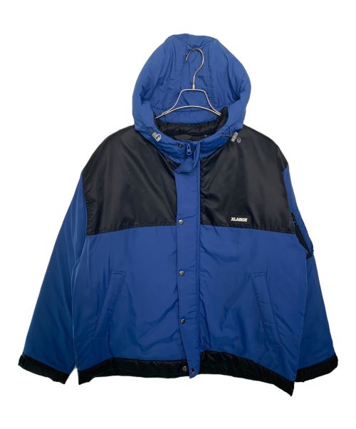 X-LARGE（エックスラージ）X-LARGE (エックスラージ) X-LARGE NYLON HOODED JACKET ブルー サイズ:XLの古着・服飾アイテム