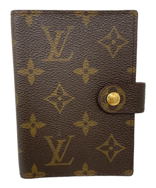 LOUIS VUITTON（ルイ ヴィトン）LOUIS VUITTON (ルイ ヴィトン) LOUIS VUITTON 手帳カバー ブラウンの古着・服飾アイテム