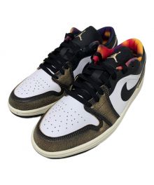 NIKE（ナイキ）の古着「NIKE AIR JORDAN 1 LOW SE スニーカー」｜ホワイト×ブラック×ブラウン