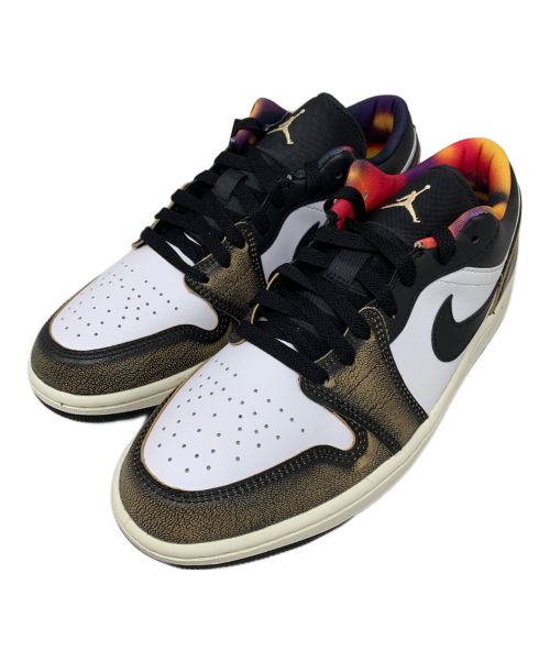 NIKE（ナイキ）NIKE (ナイキ) NIKE AIR JORDAN 1 LOW SE スニーカー ホワイト×ブラック×ブラウン サイズ:27㎝の古着・服飾アイテム