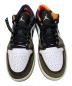 中古・古着 NIKE (ナイキ) NIKE AIR JORDAN 1 LOW SE スニーカー ホワイト×ブラック×ブラウン サイズ:27㎝：18000円