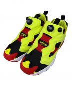 REEBOKリーボック）の古着「REEBOK INSTAPUMP FURY 94 シトロン スニーカー」｜イエロー×レッド