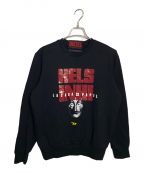 DIESELディーゼル）の古着「DIESEL HELS INKI スウェット」｜ブラック×レッド