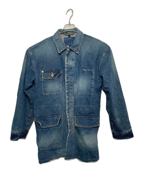 Ripo trenta anni（リポトレンタアンニ）Ripo trenta anni (リポトレンタアンニ) okayama denim カバーオール ブルー サイズ:Mの古着・服飾アイテム