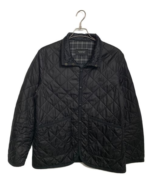 BURBERRY BLACK LABEL（バーバリーブラックレーベル）BURBERRY BLACK LABEL (バーバリーブラックレーベル) BURBERRY BLACK LABEL キルティングジャケット ブラック サイズ:Lの古着・服飾アイテム