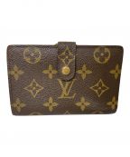 LOUIS VUITTONルイ ヴィトン）の古着「LOUIS VUITTON ポルトモネ・ビエ・ヴィエノワ 2つ折り財布」｜ブラウン