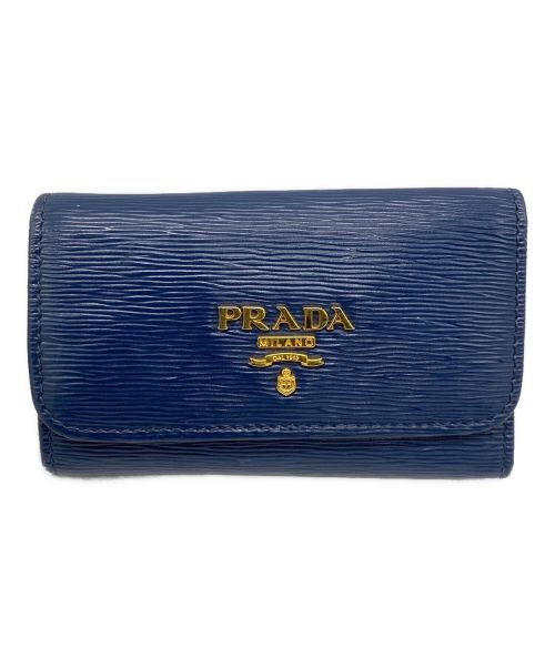 PRADA（プラダ）PRADA (プラダ) 6連キーケース ネイビーの古着・服飾アイテム