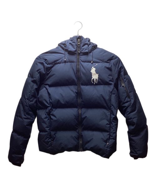 POLO RALPH LAUREN（ポロ・ラルフローレン）POLO RALPH LAUREN (ポロ・ラルフローレン) ダウンジャケット ネイビー×ホワイト サイズ:Sの古着・服飾アイテム