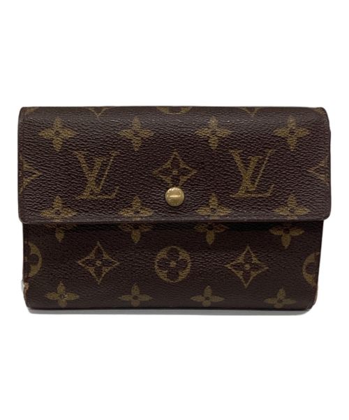 LOUIS VUITTON（ルイ ヴィトン）LOUIS VUITTON (ルイ ヴィトン) ポルトトレゾール・エテュイ・パピエ ブラウンの古着・服飾アイテム