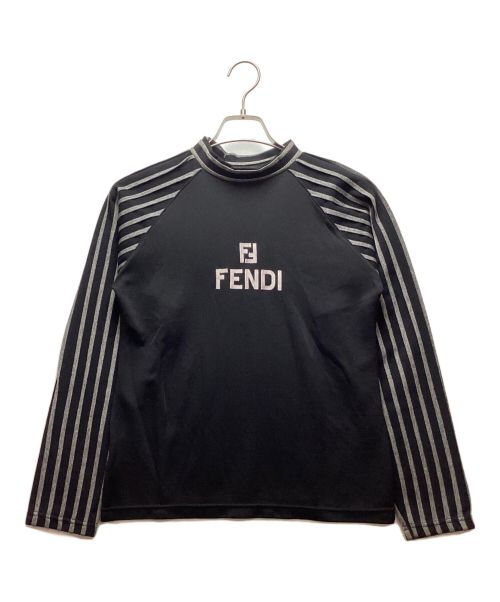 FENDI（フェンディ）FENDI (フェンディ) 切替カットソー ブラック サイズ:38の古着・服飾アイテム