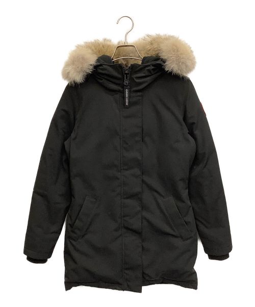 CANADA GOOSE（カナダグース）CANADA GOOSE (カナダグース) ヴィクトリア ダウンコート ブラック サイズ:Sの古着・服飾アイテム