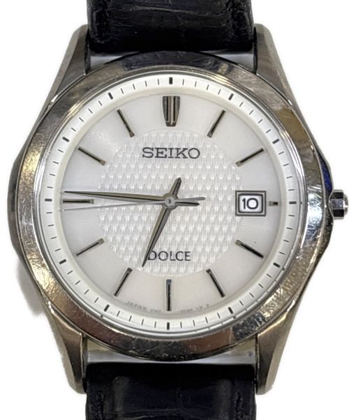 SEIKO（セイコー）SEIKO (セイコー) リストウォッチ　ドルチェ ホワイトの古着・服飾アイテム