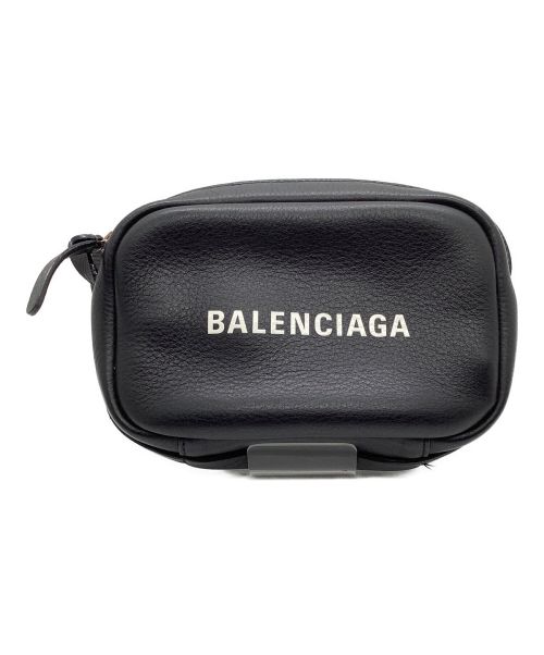 BALENCIAGA（バレンシアガ）BALENCIAGA (バレンシアガ) スモールショルダーバッグ ブラック×ホワイトの古着・服飾アイテム