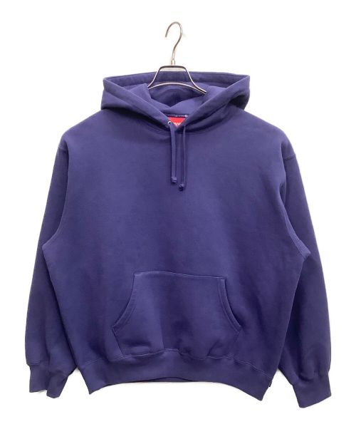 SUPREME（シュプリーム）SUPREME (シュプリーム) 2023AW Satin Applique Hooded Sweatshirt ウォッシュネイビー サイズ:Mediumの古着・服飾アイテム