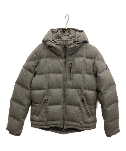 MONCLER（モンクレール）MONCLER (モンクレール) ダウンジャケット グレー サイズ:1の古着・服飾アイテム