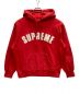 SUPREME（シュプリーム）の古着「パールロゴフードパーカー」｜レッド