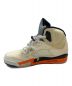 中古・古着 NIKE (ナイキ) AIR JORDAN5 ホワイト×オレンジ サイズ:27：15000円