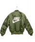 NIKE (ナイキ) ALPHA INDUSTRIES (アルファインダストリーズ) MA-1ジャケット グリーン サイズ:Ｍ：20000円